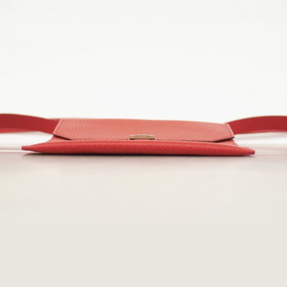 Hermès Amelie, Red, Leather, shoulder