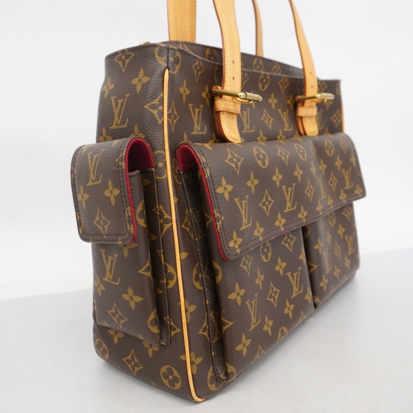 Louis Vuitton Multipli Cité, Brown, Canvas, shoulder
