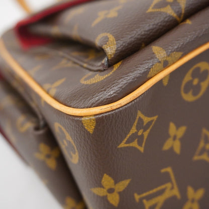Louis Vuitton Multipli Cité, Brown, Canvas, shoulder