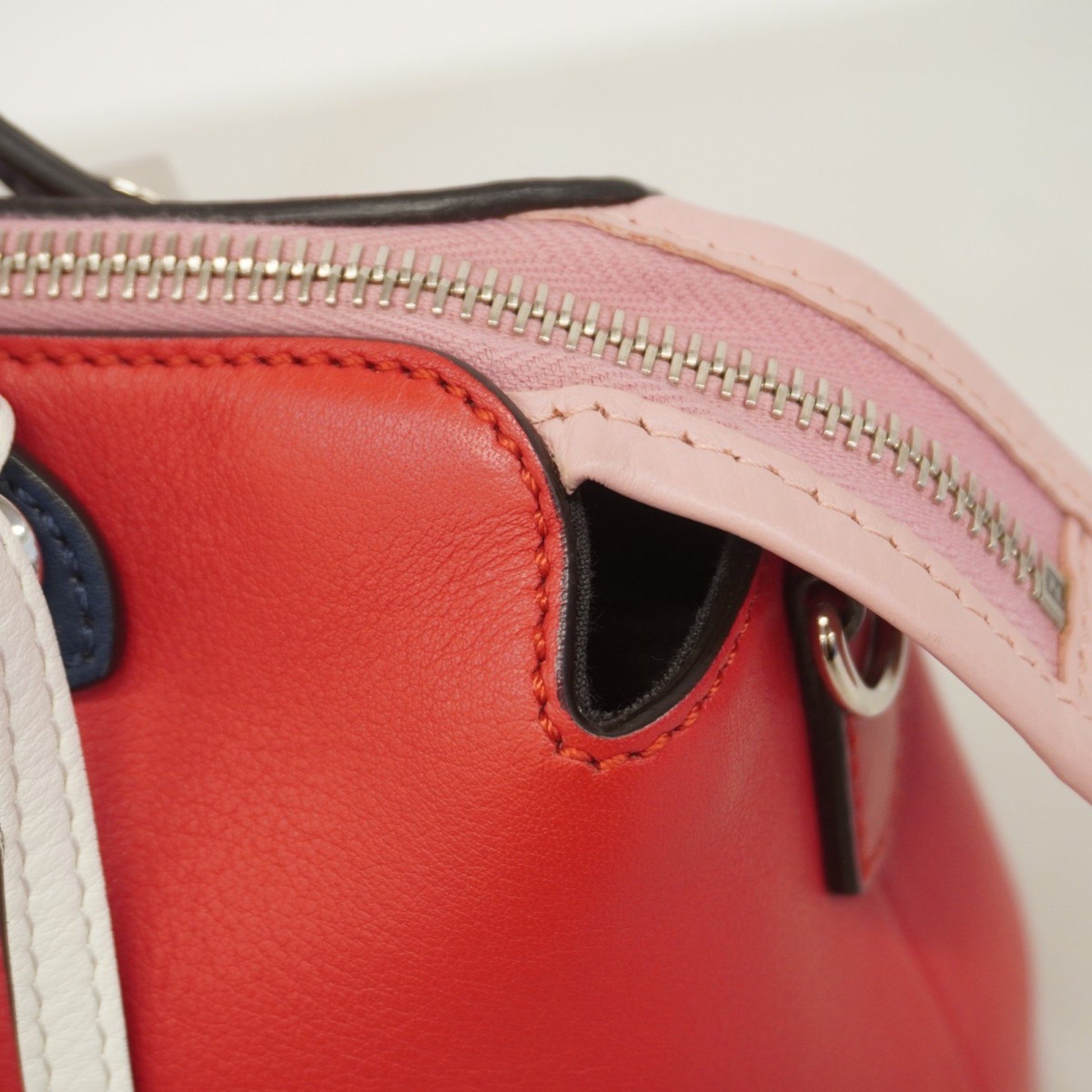 Fendi By The Way, Red, Leather, handbag