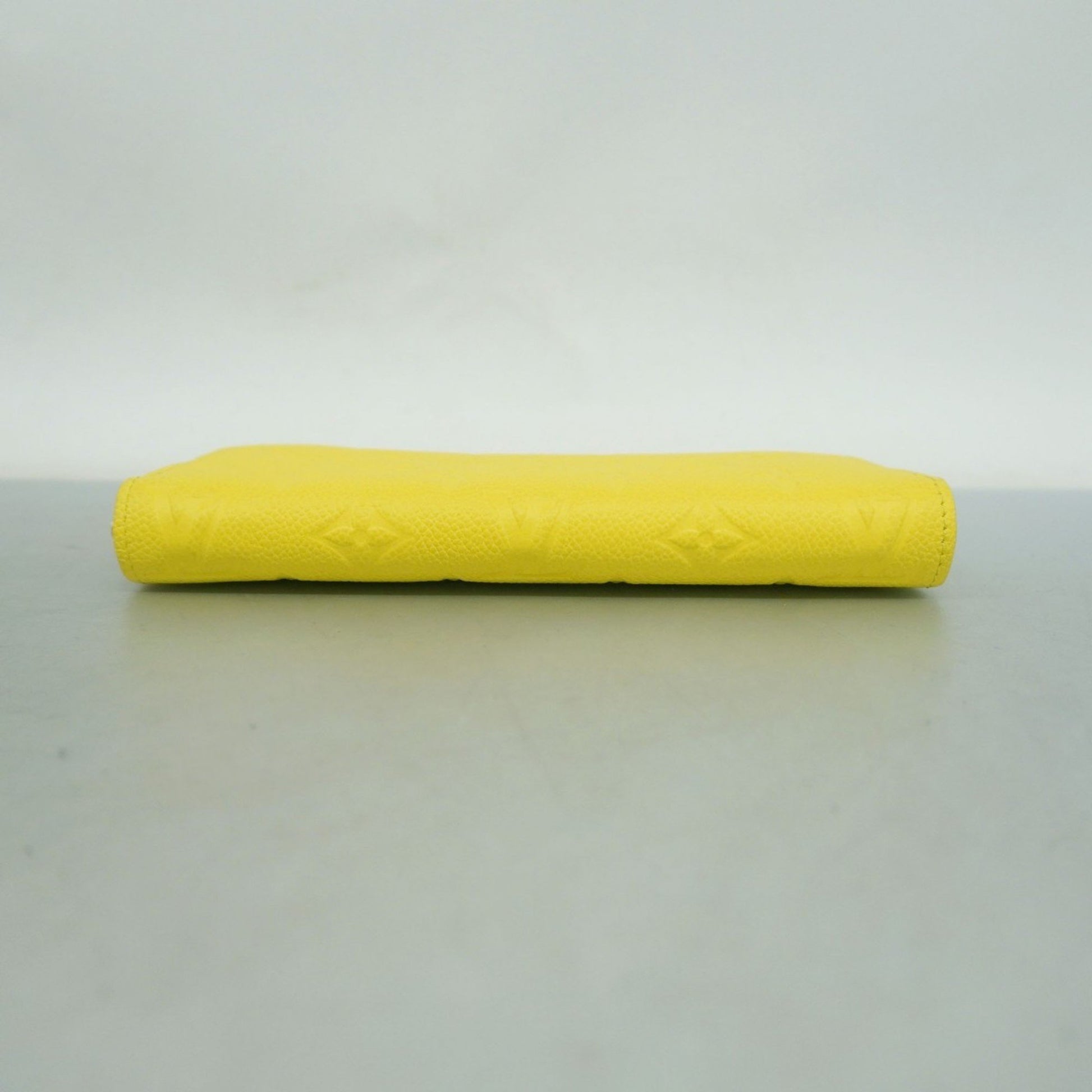 Louis Vuitton Zippy wallet, Yellow, Leather, wallet