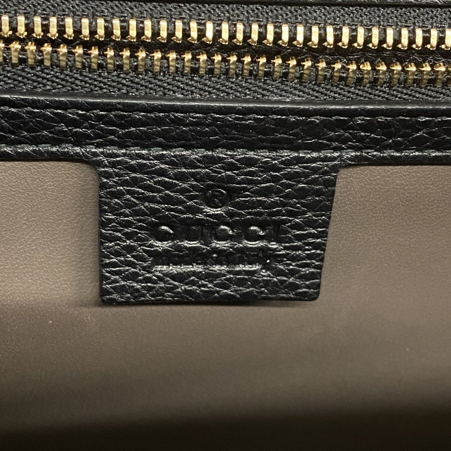 Gucci Bamboo, Black, Leather, shoulder