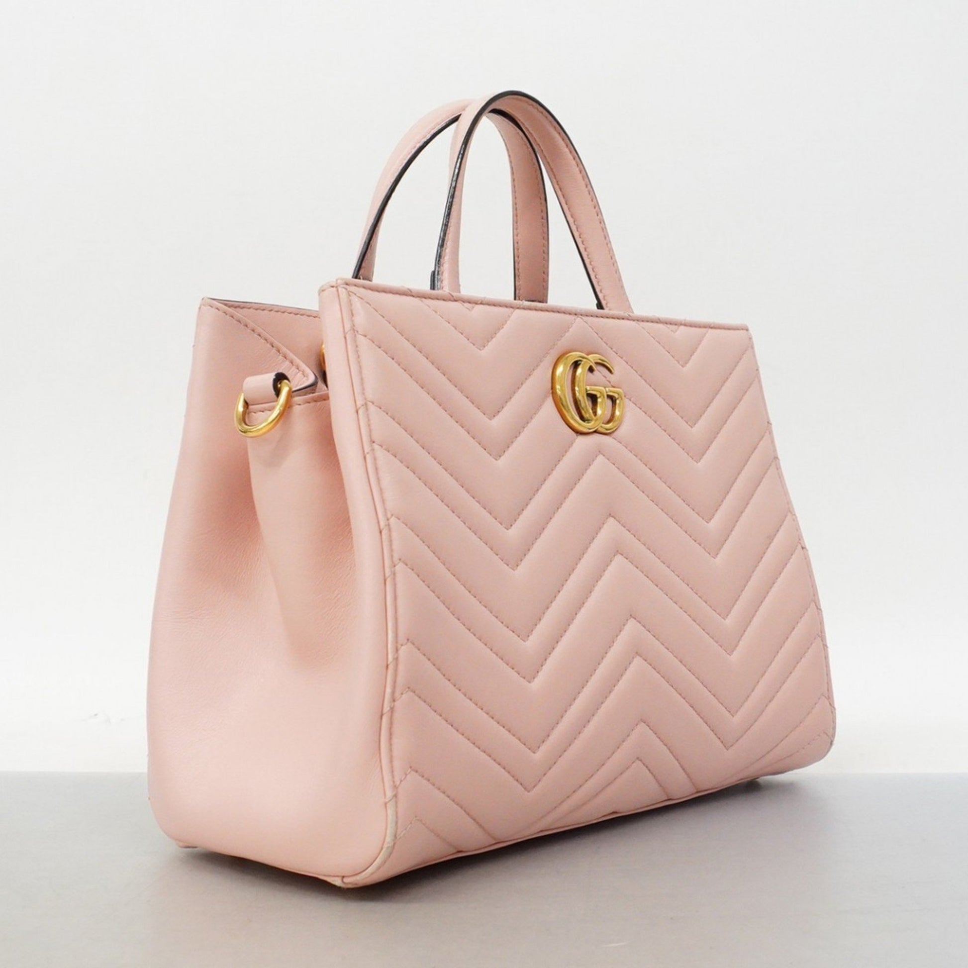 Gucci GG Marmont, Pink, Leather, handbag