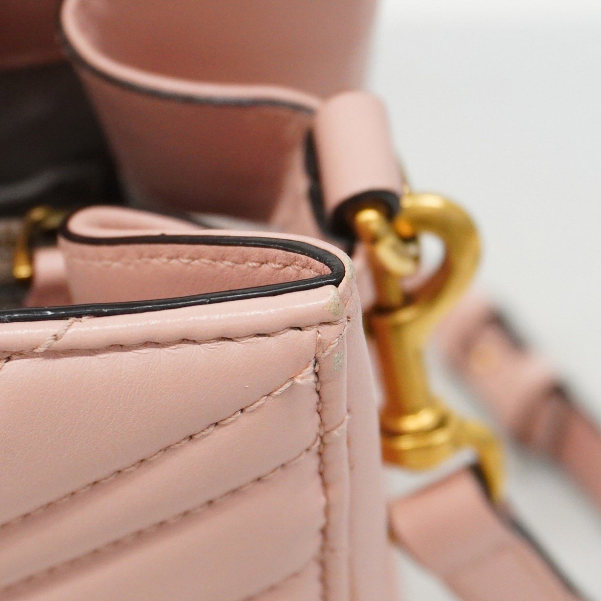 Gucci GG Marmont, Pink, Leather, handbag