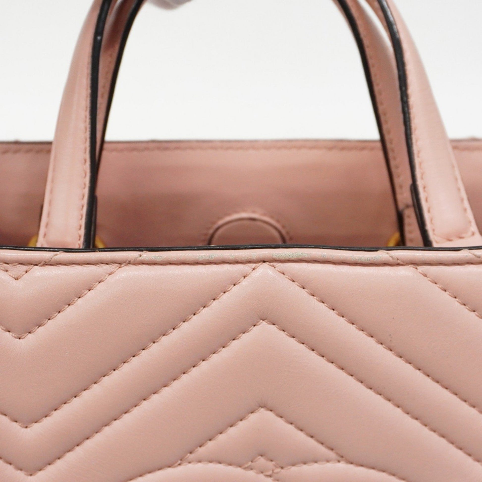 Gucci GG Marmont, Pink, Leather, handbag