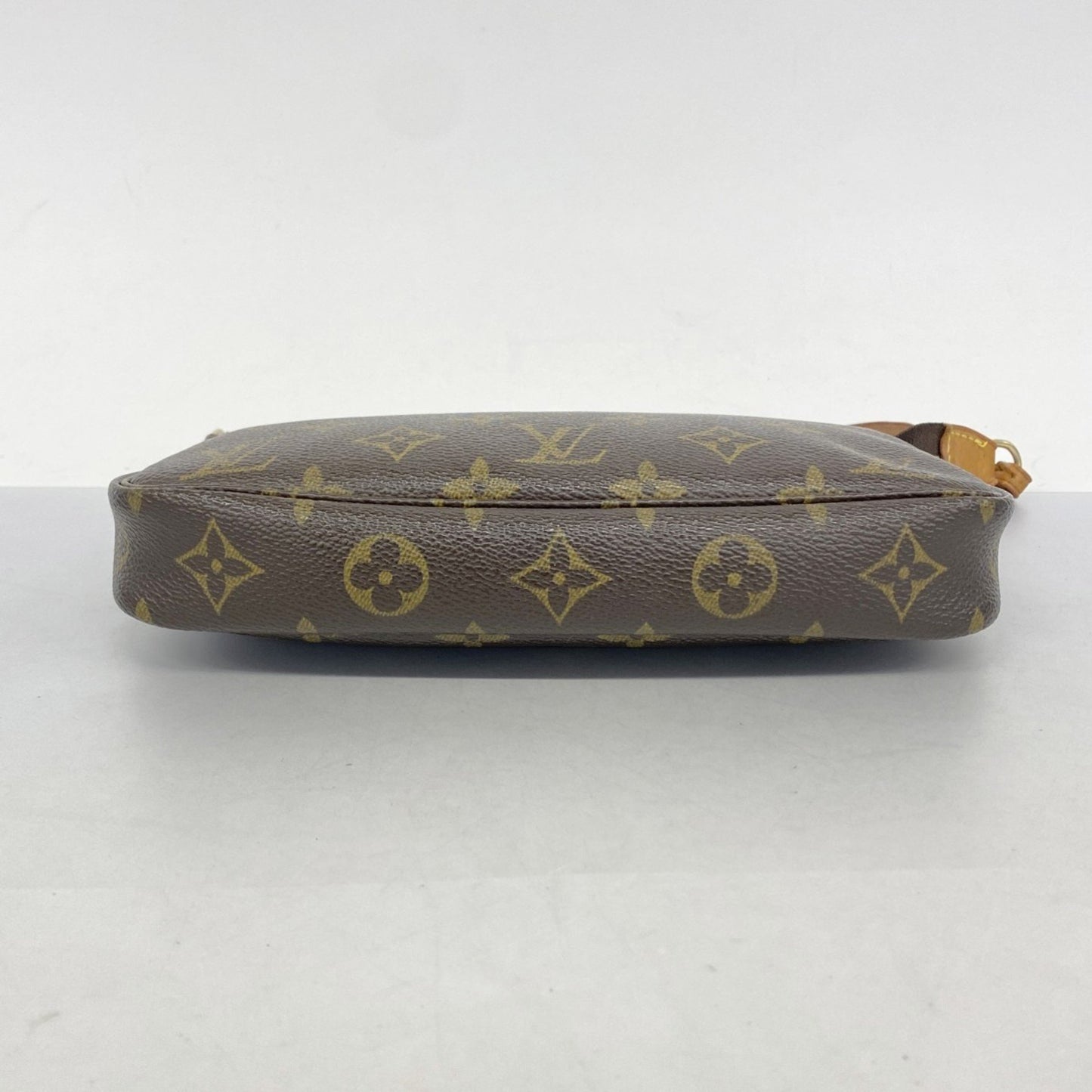 Louis Vuitton Pochette Accessoire, Brown, Canvas, clutch