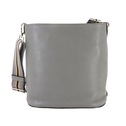 Prada Vitello, Grey, Leather, shoulder