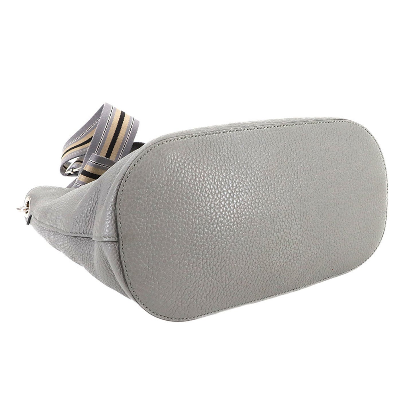 Prada Vitello, Grey, Leather, shoulder