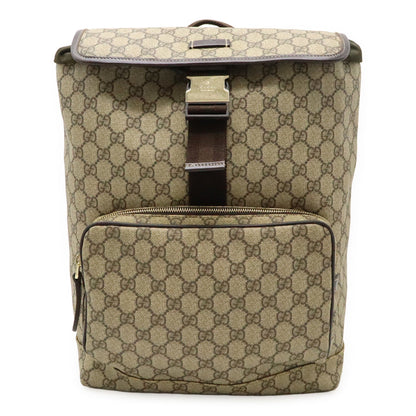Gucci GG Supreme, Beige, Canvas, backpack