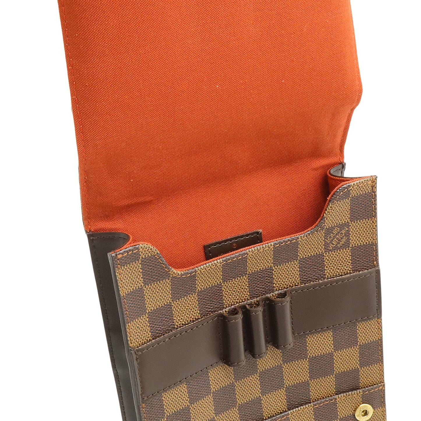 Louis Vuitton Portobello, Brown, Leather, shoulder