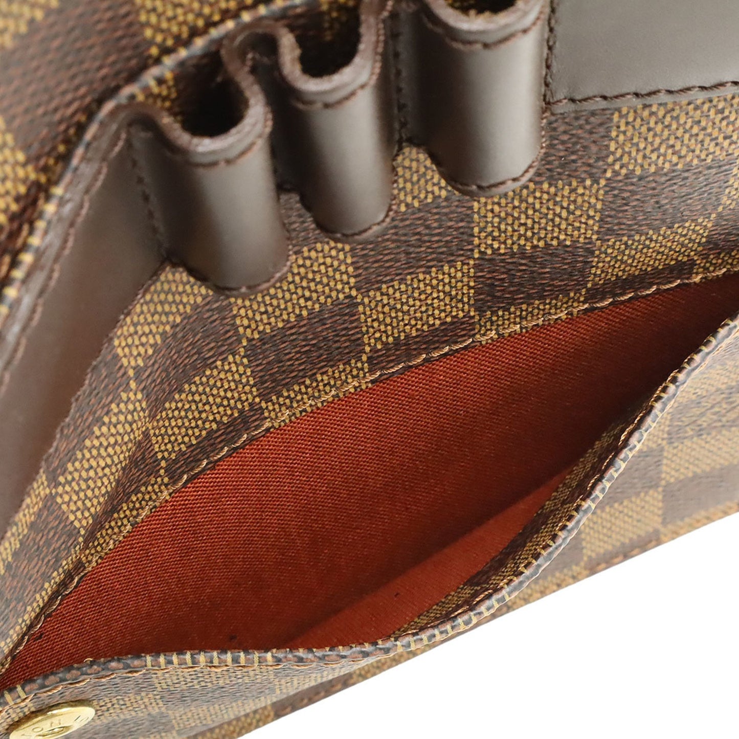 Louis Vuitton Portobello, Brown, Leather, shoulder