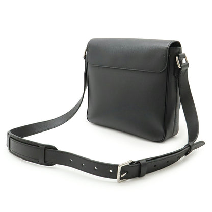 Louis Vuitton Roman, Black, Leather, shoulder