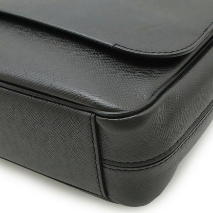 Louis Vuitton Roman, Black, Leather, shoulder