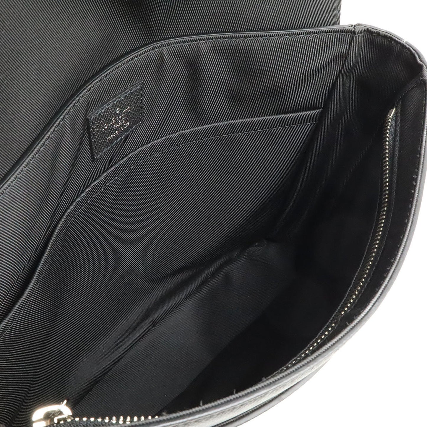 Louis Vuitton Roman, Black, Leather, shoulder