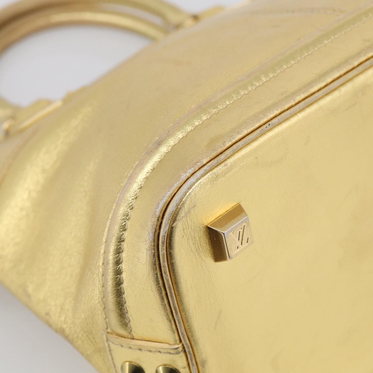 Louis Vuitton Suhali Lockit Leather, Gold, Leather, Handbag