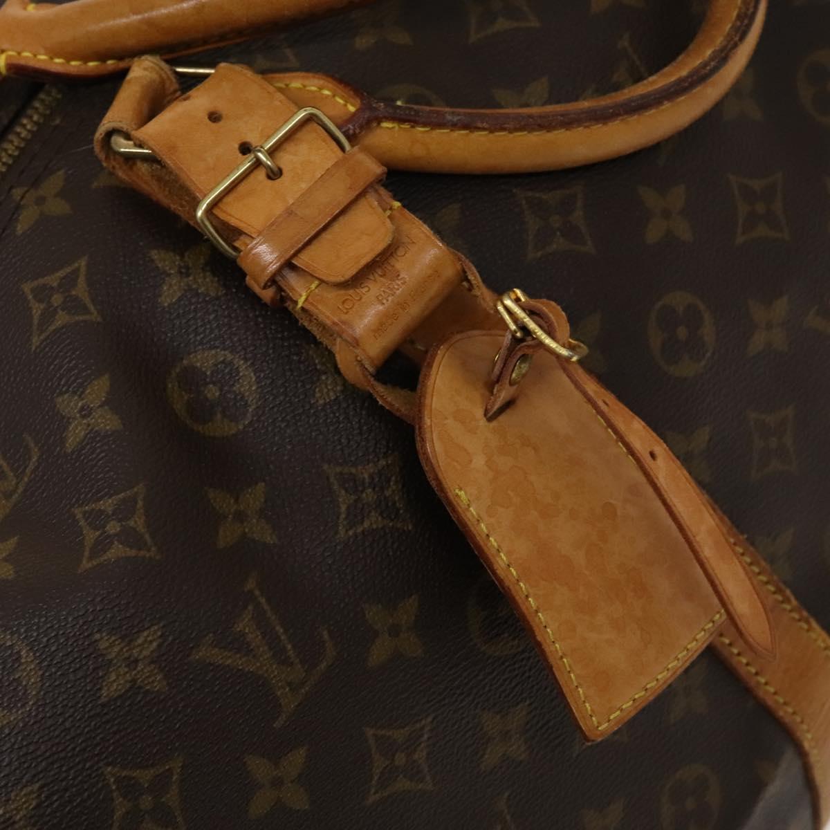 Louis Vuitton Keepall Bandoulière 60, Brown, Canvas, travel