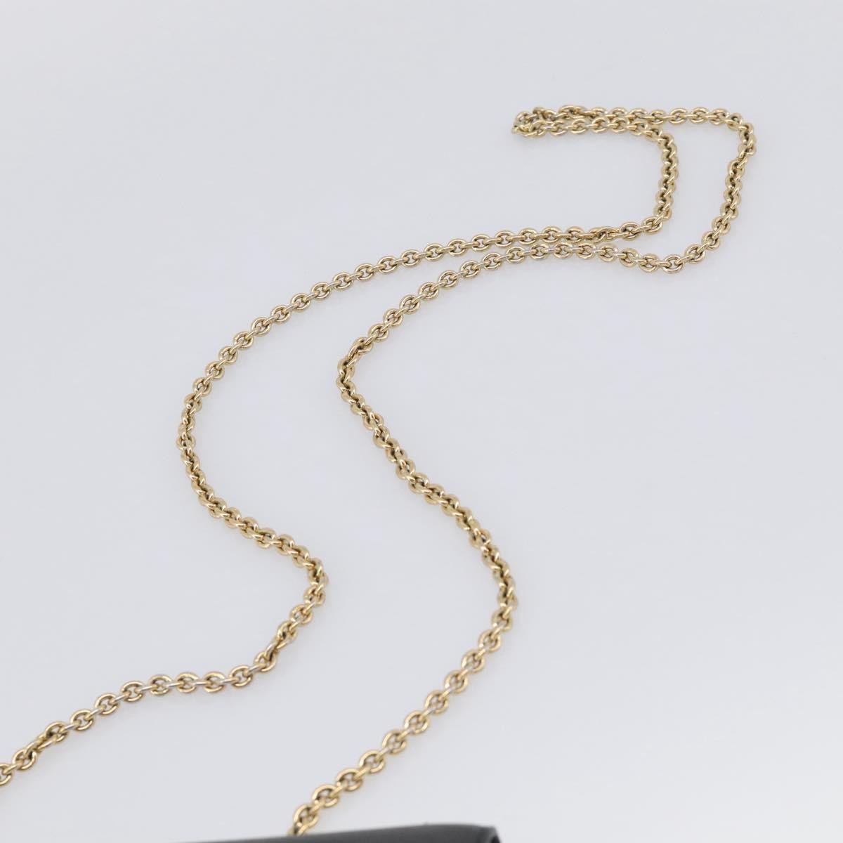 Salvatore Ferragamo Vala Chain Leather, Black, Leather, Shoulder Bag