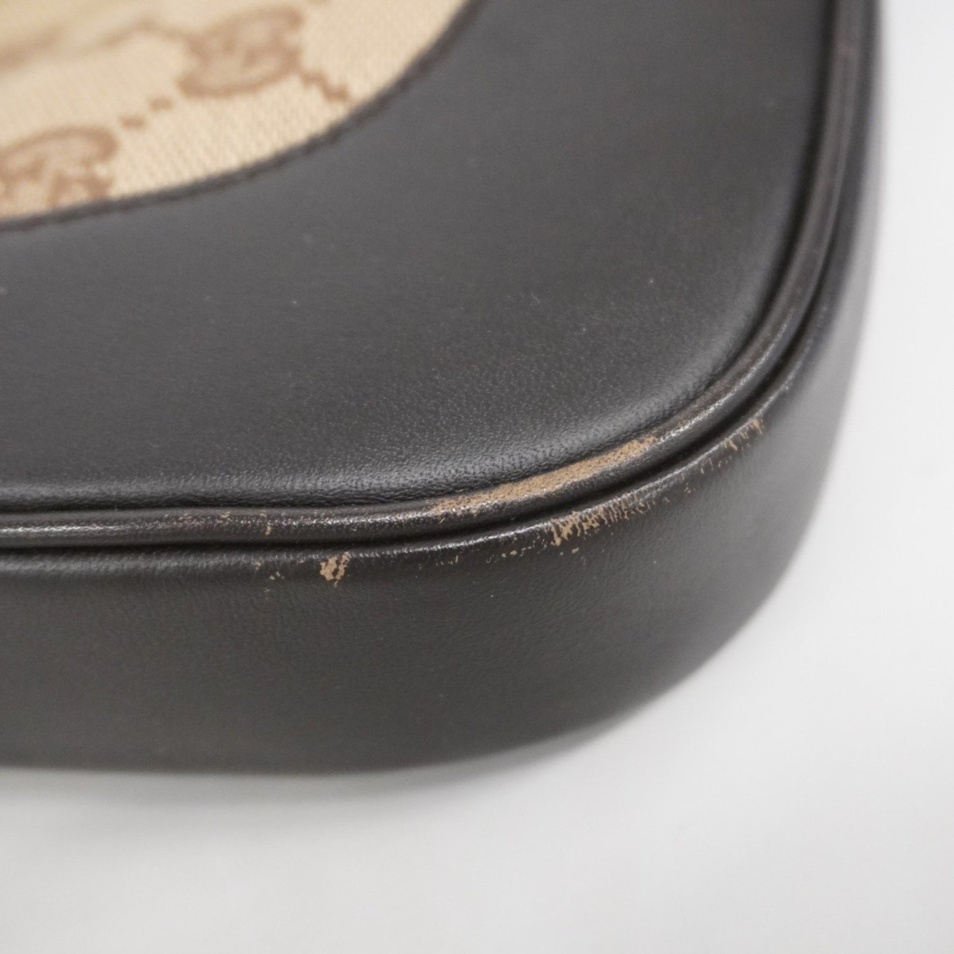 Gucci Jackie, "BEIGE, BROWN", "CANVAS, LEATHER", shoulder