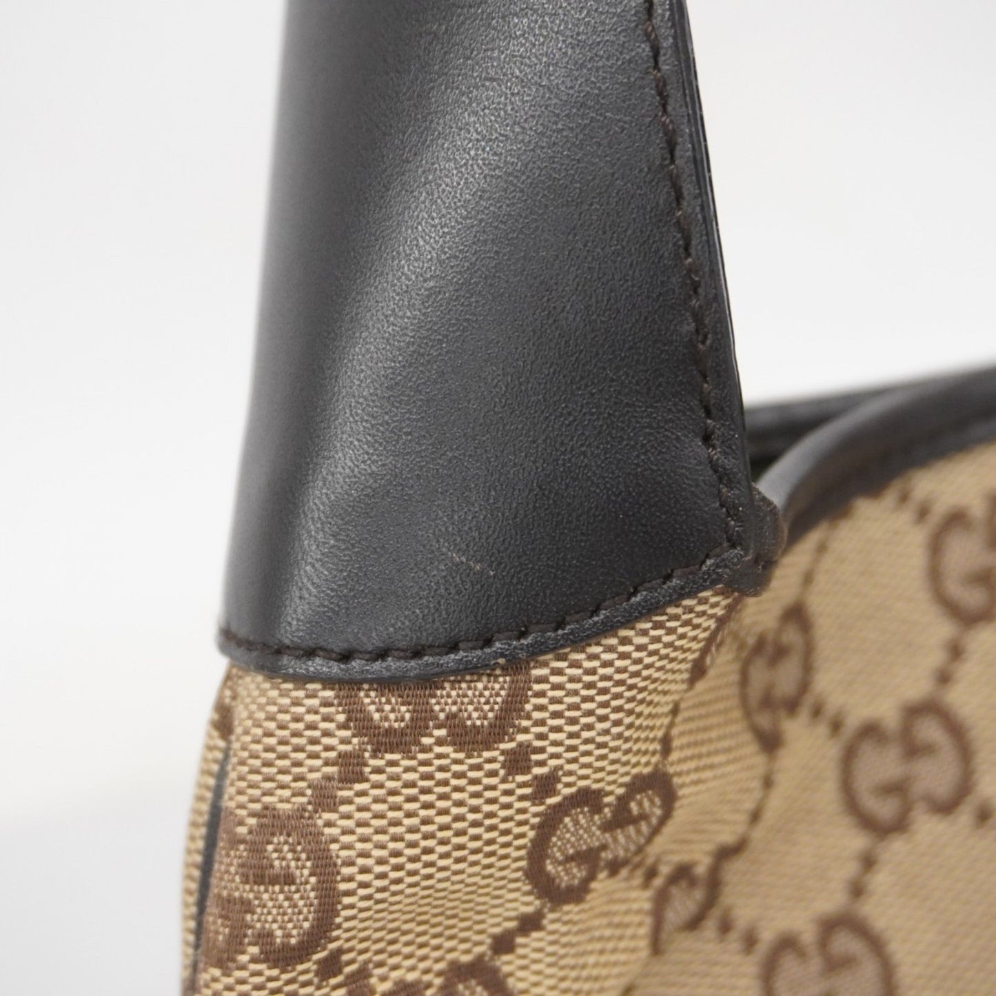 Gucci Jackie, "BEIGE, BROWN", "CANVAS, LEATHER", shoulder