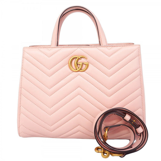 Gucci GG Marmont, Pink, Leather, handbag