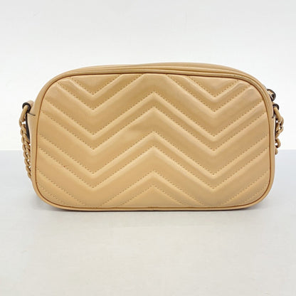 Gucci GG Marmont, Beige, Leather, shoulder