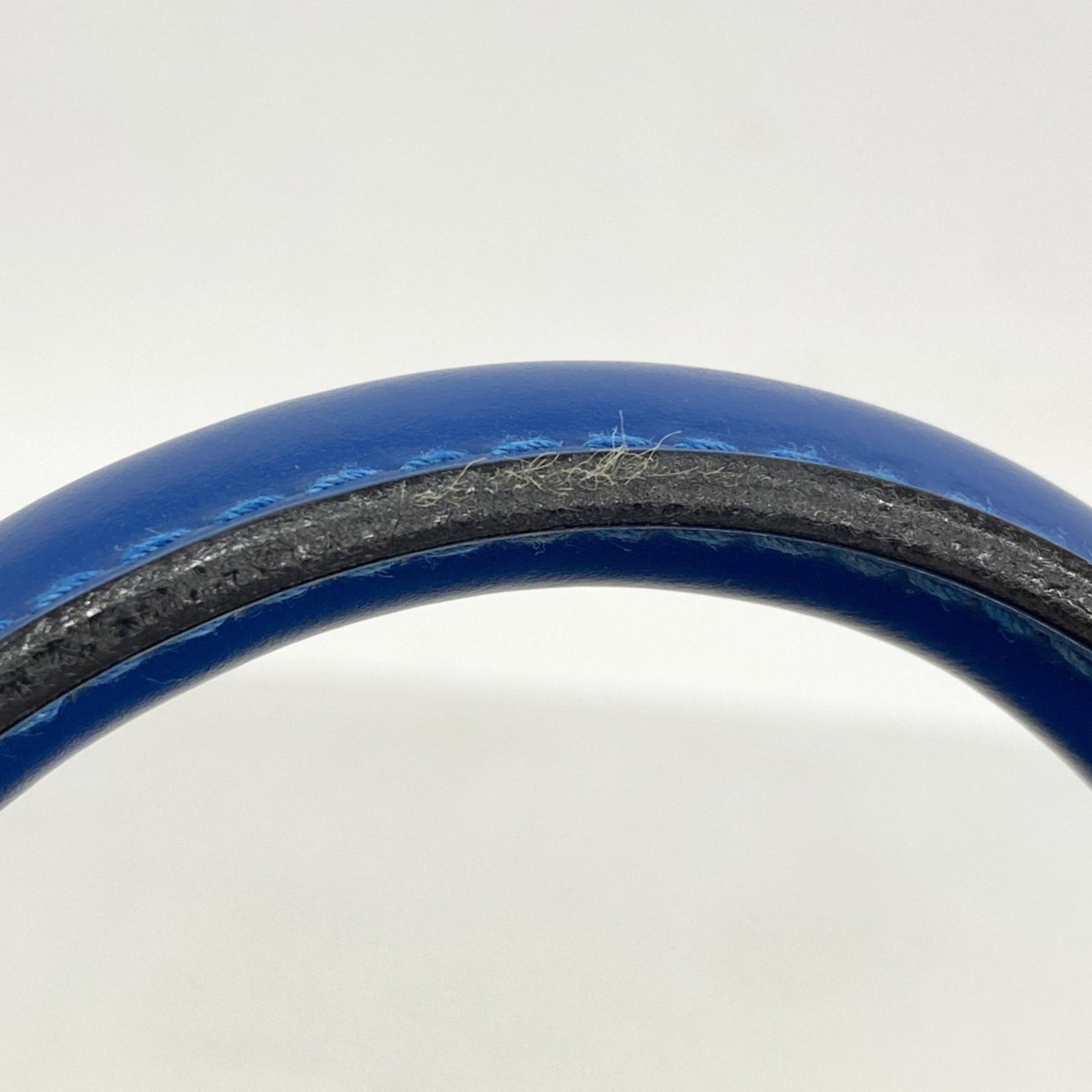 Louis Vuitton Speedy, Blue, Leather, handbag