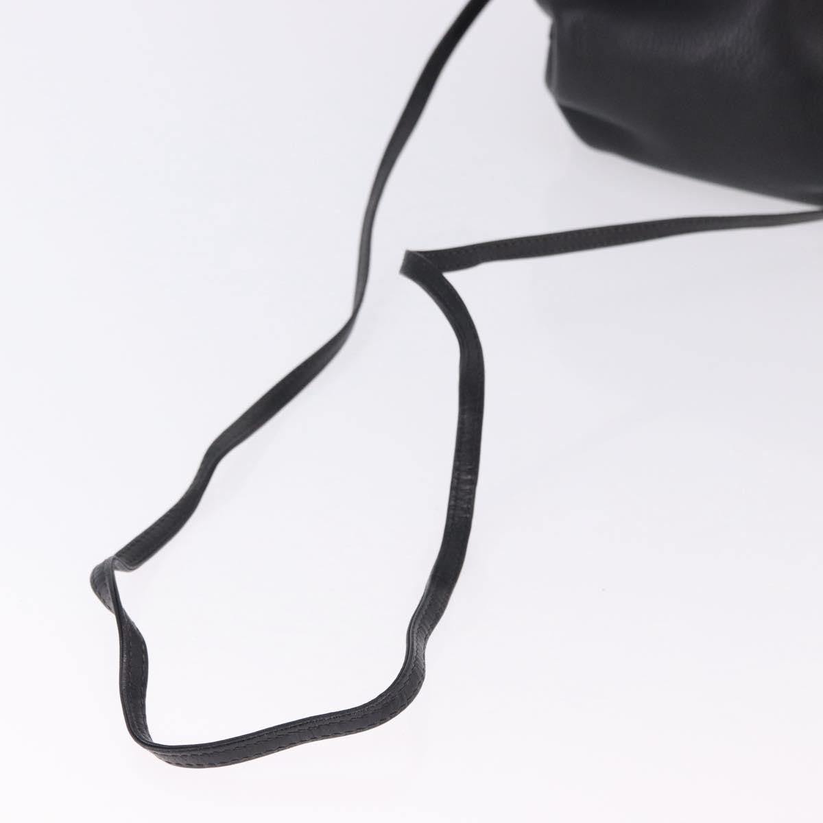 Gucci Shoulder Leather, Black, Leather, Shoulder Bag