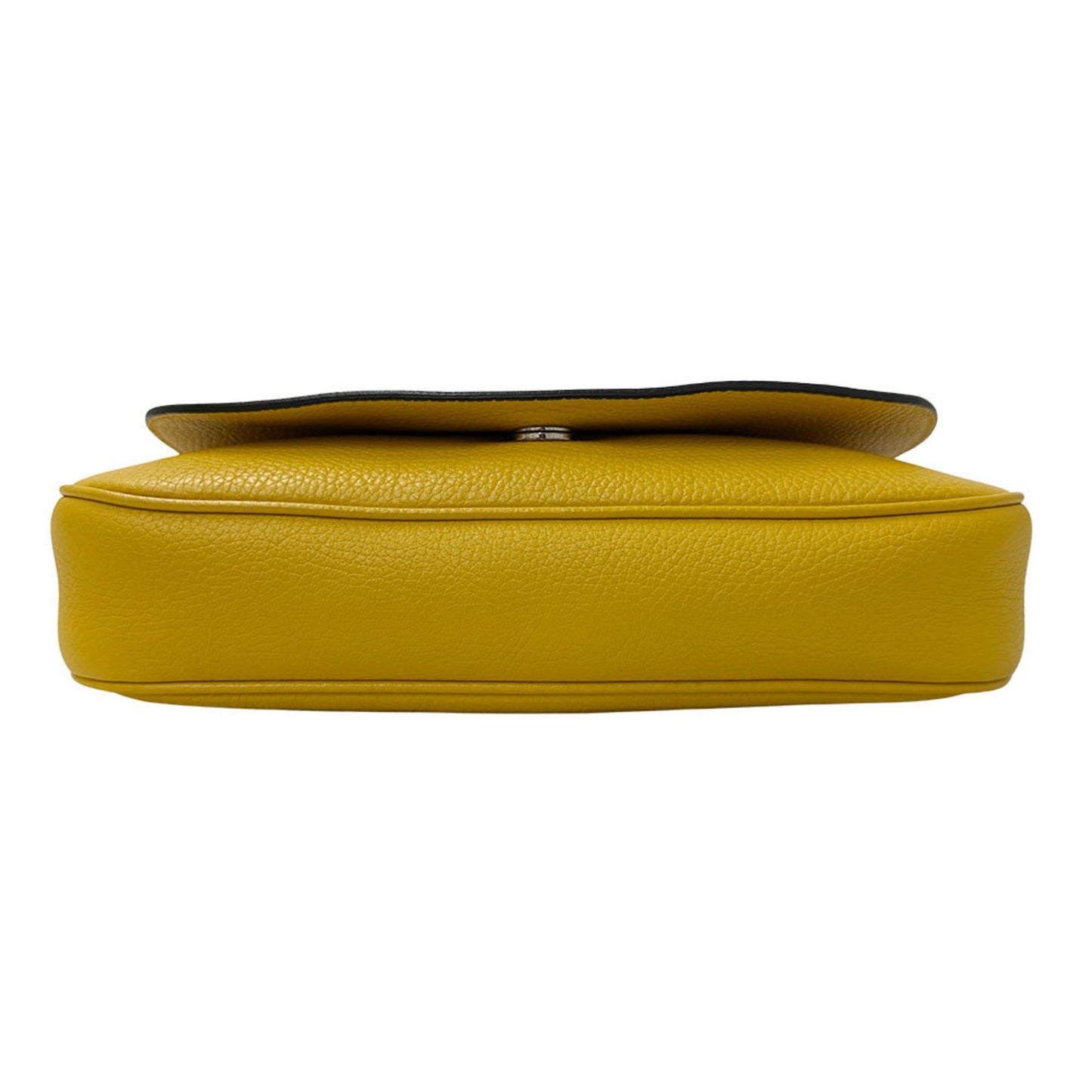 Gucci Interlocking G, Yellow, Leather, shoulder