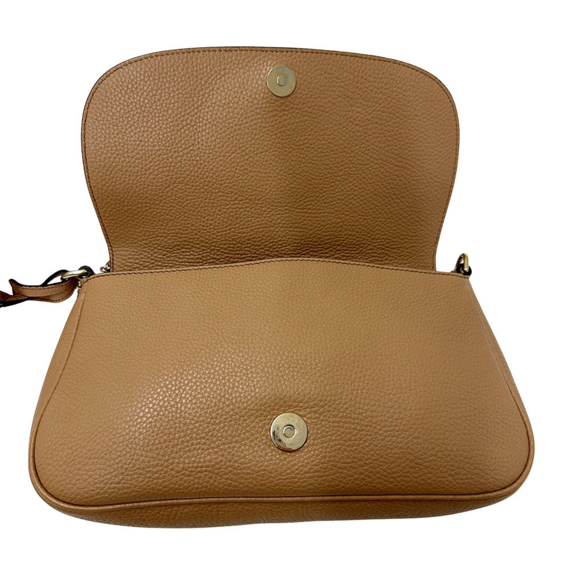 Gucci Interlocking G, Beige, Leather, shoulder