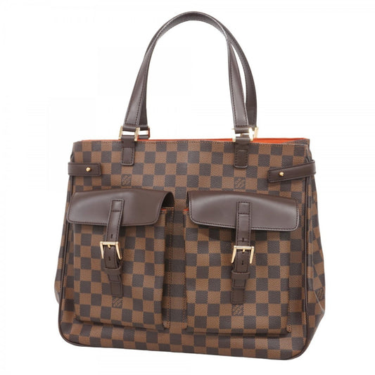Louis Vuitton Uzes, Brown, Canvas, tote