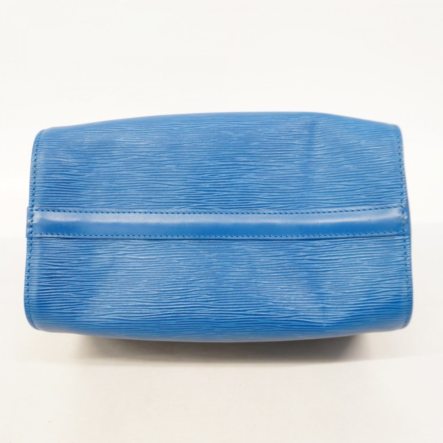 Louis Vuitton Speedy 25, Blue, Leather, handbag