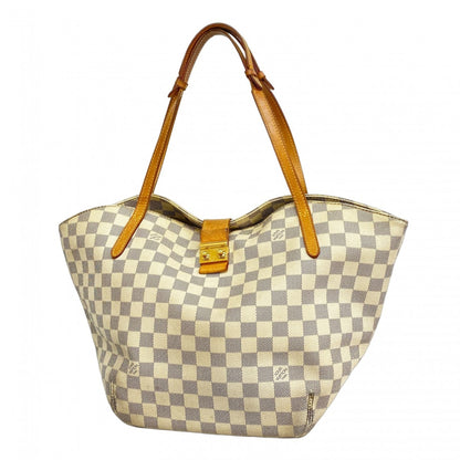 Louis Vuitton Salina Rubis, White, Canvas, tote
