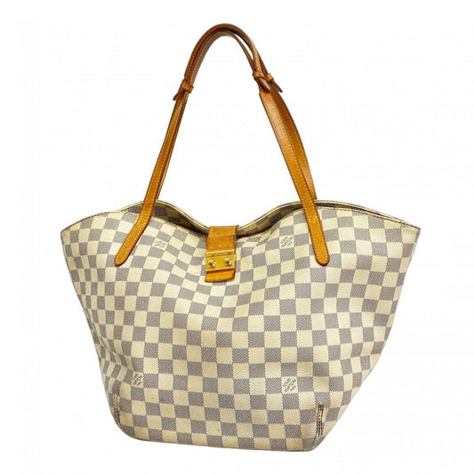 Louis Vuitton Salina Rubis, White, Canvas, tote