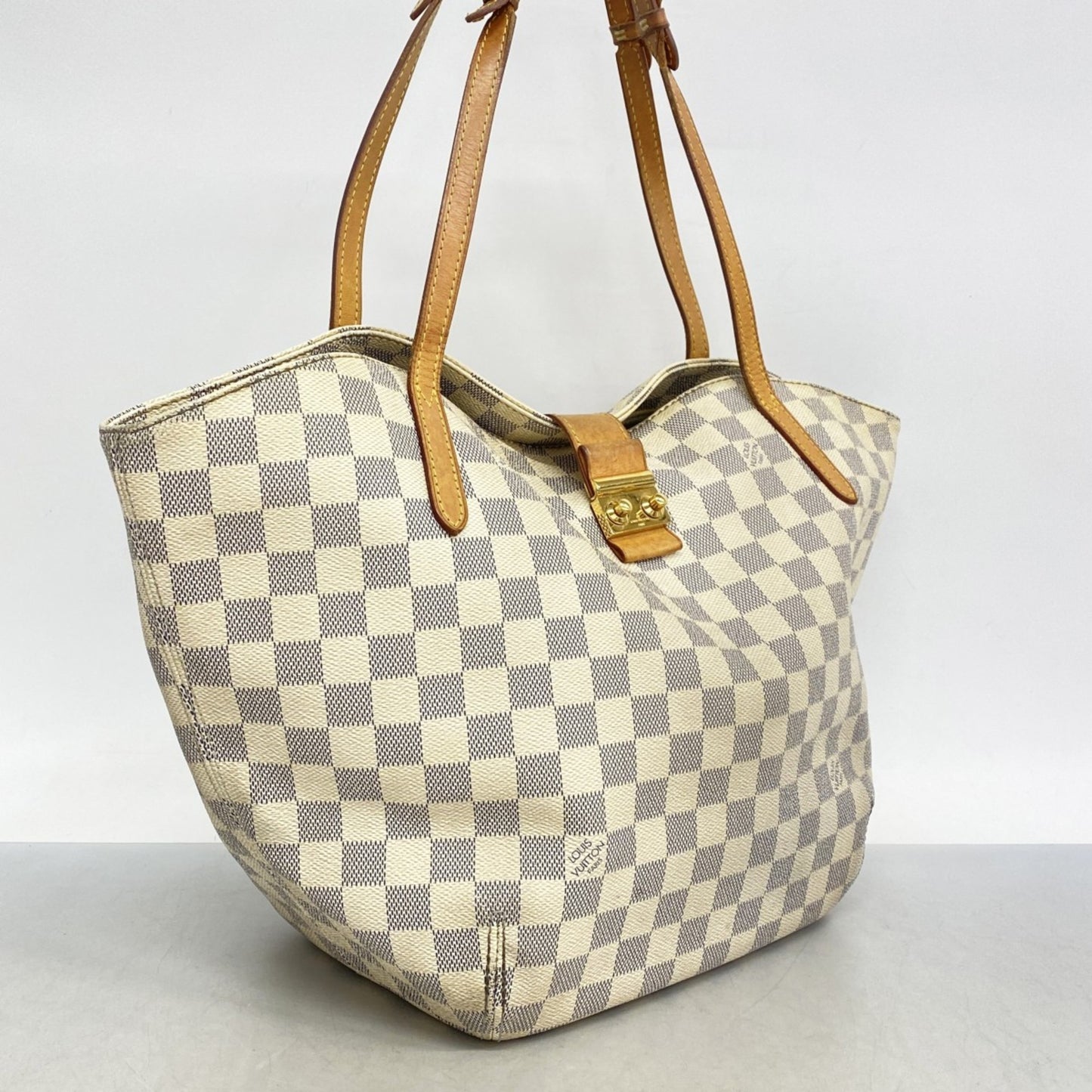 Louis Vuitton Salina Rubis, White, Canvas, tote
