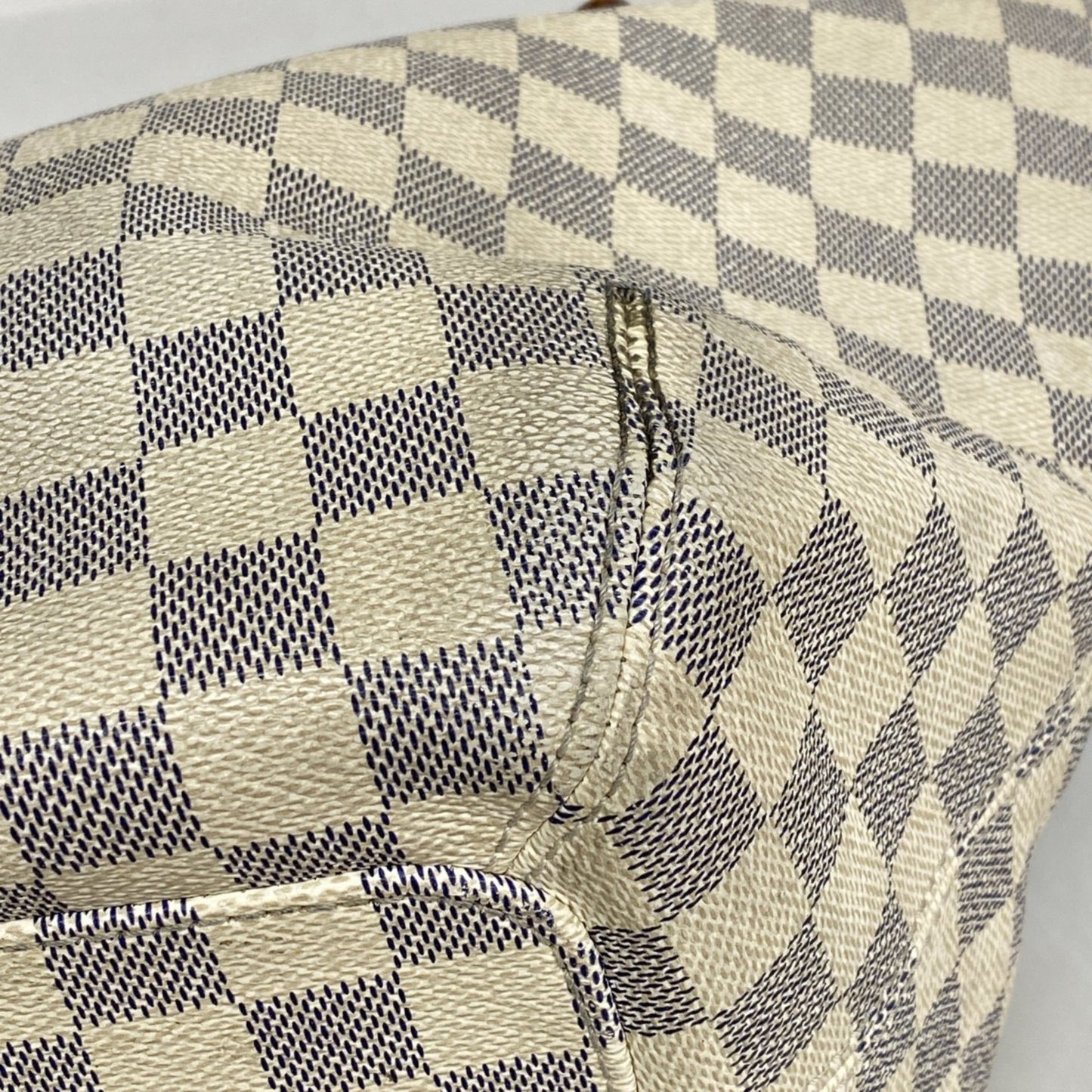 Louis Vuitton Salina Rubis, White, Canvas, tote
