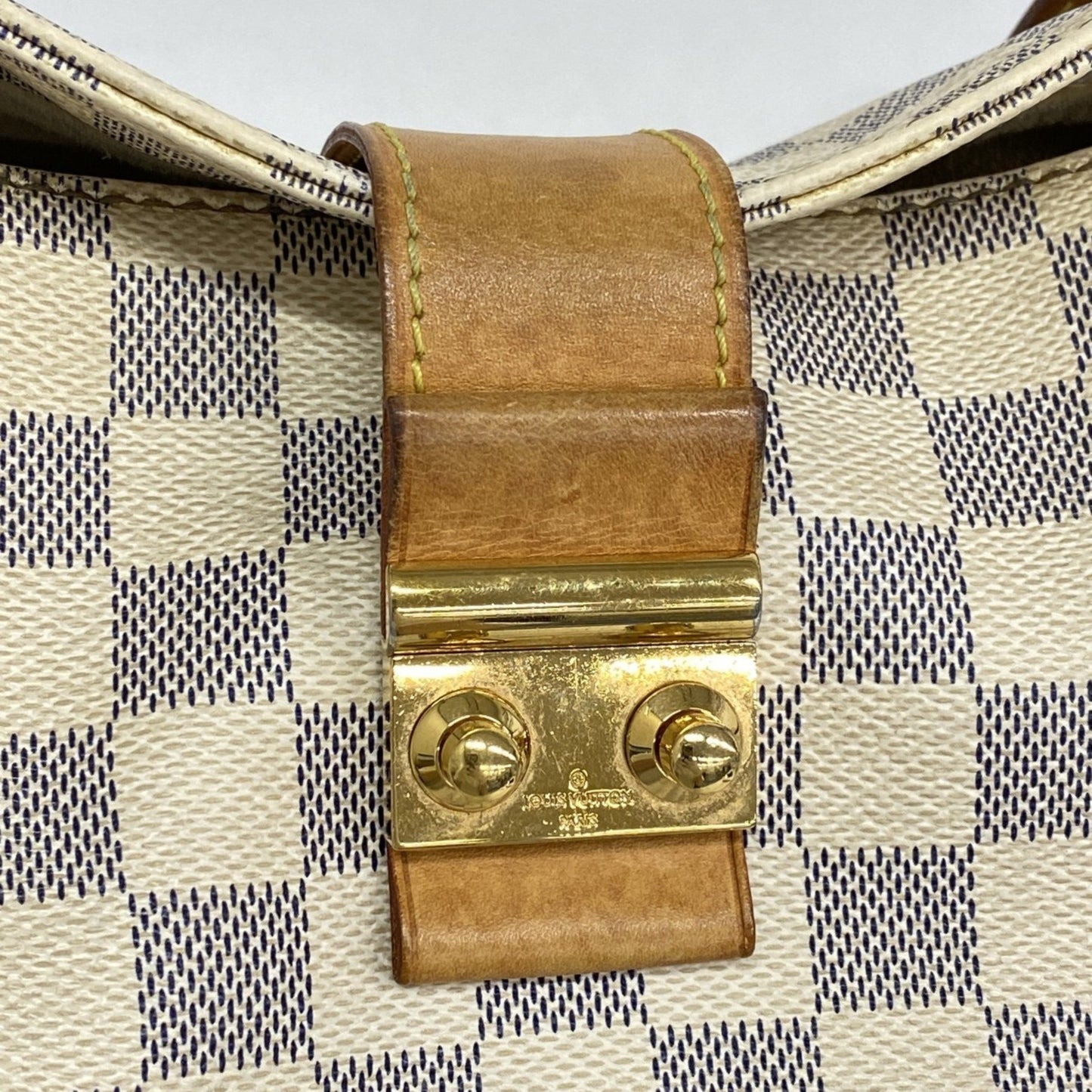 Louis Vuitton Salina Rubis, White, Canvas, tote
