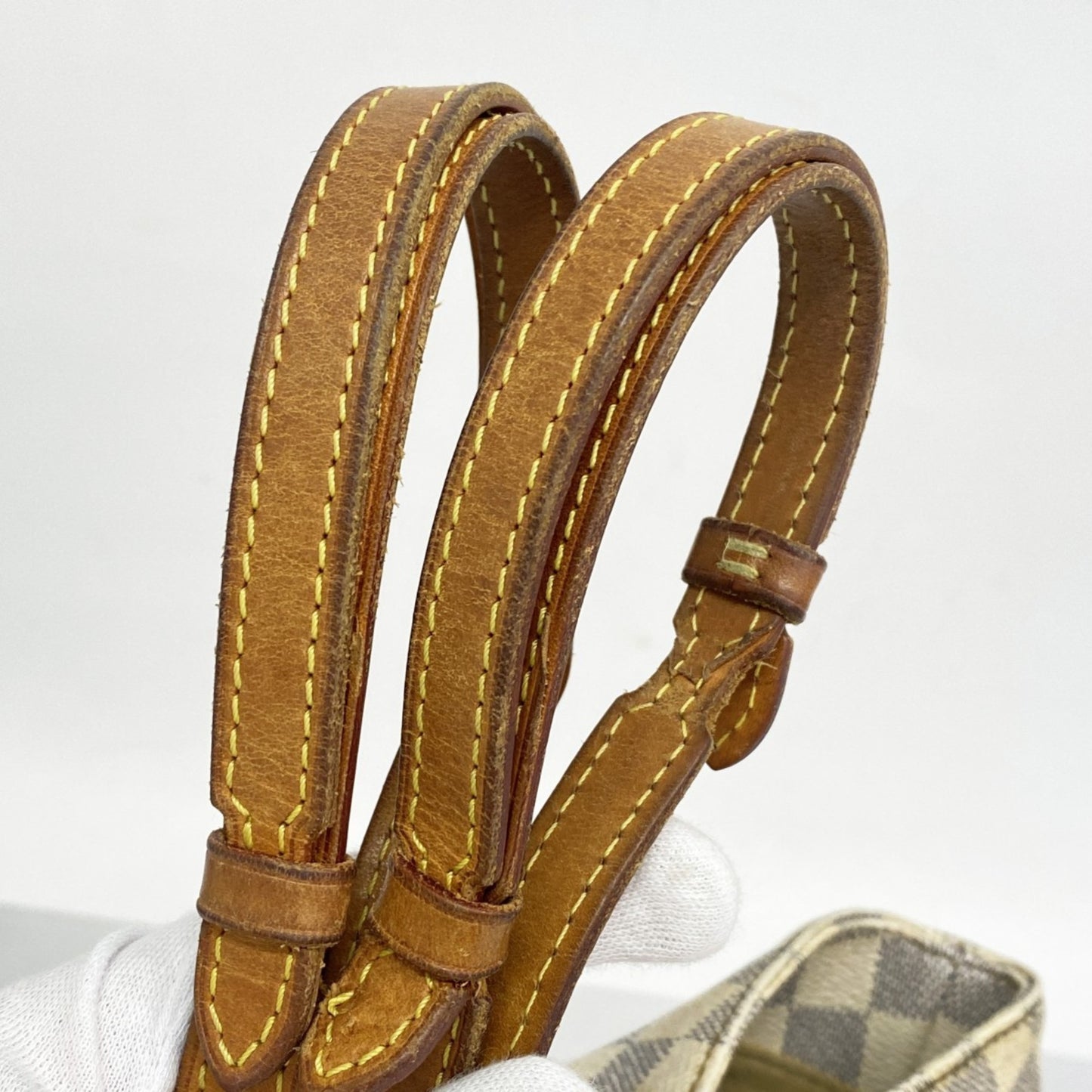 Louis Vuitton Salina Rubis, White, Canvas, tote