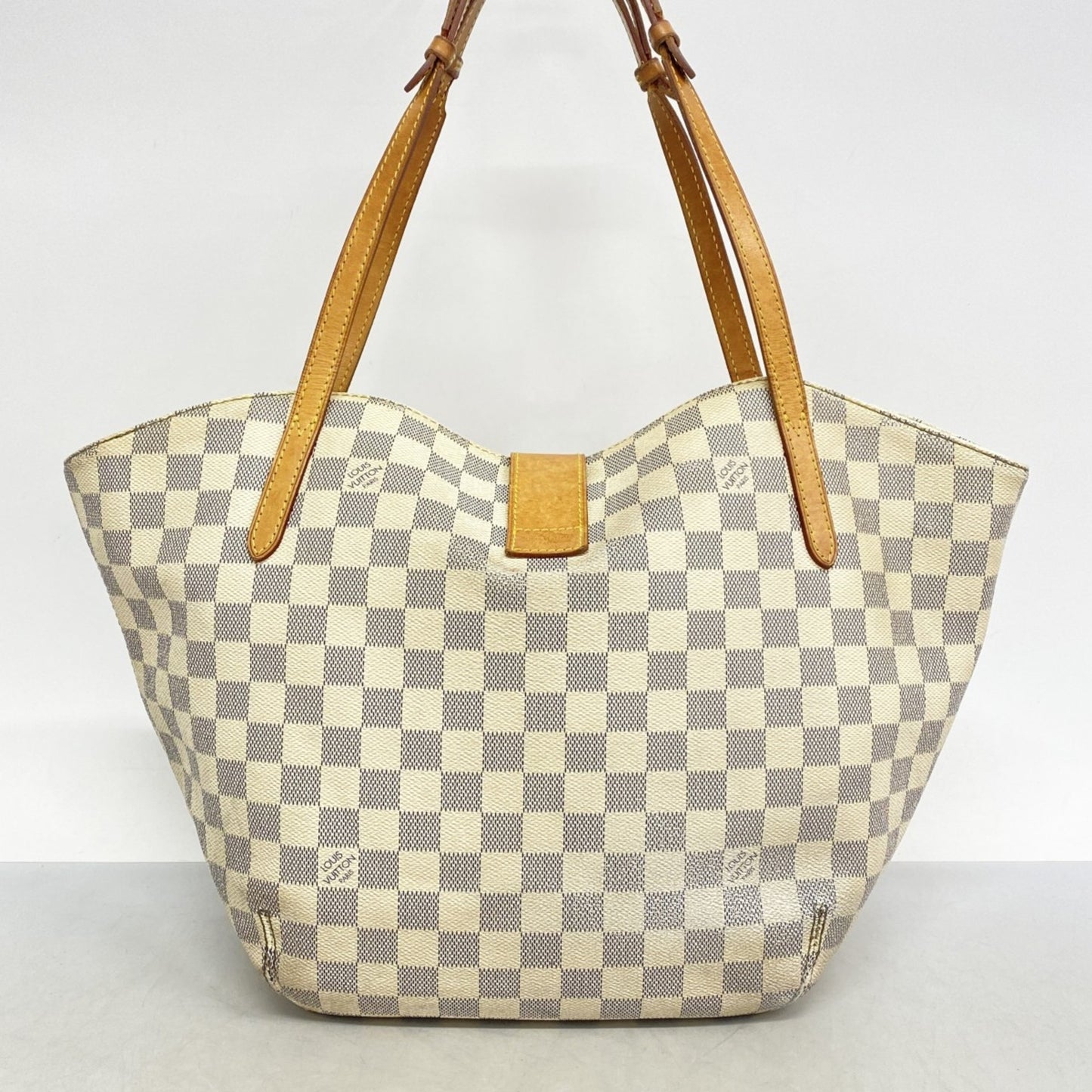 Louis Vuitton Salina Rubis, White, Canvas, tote