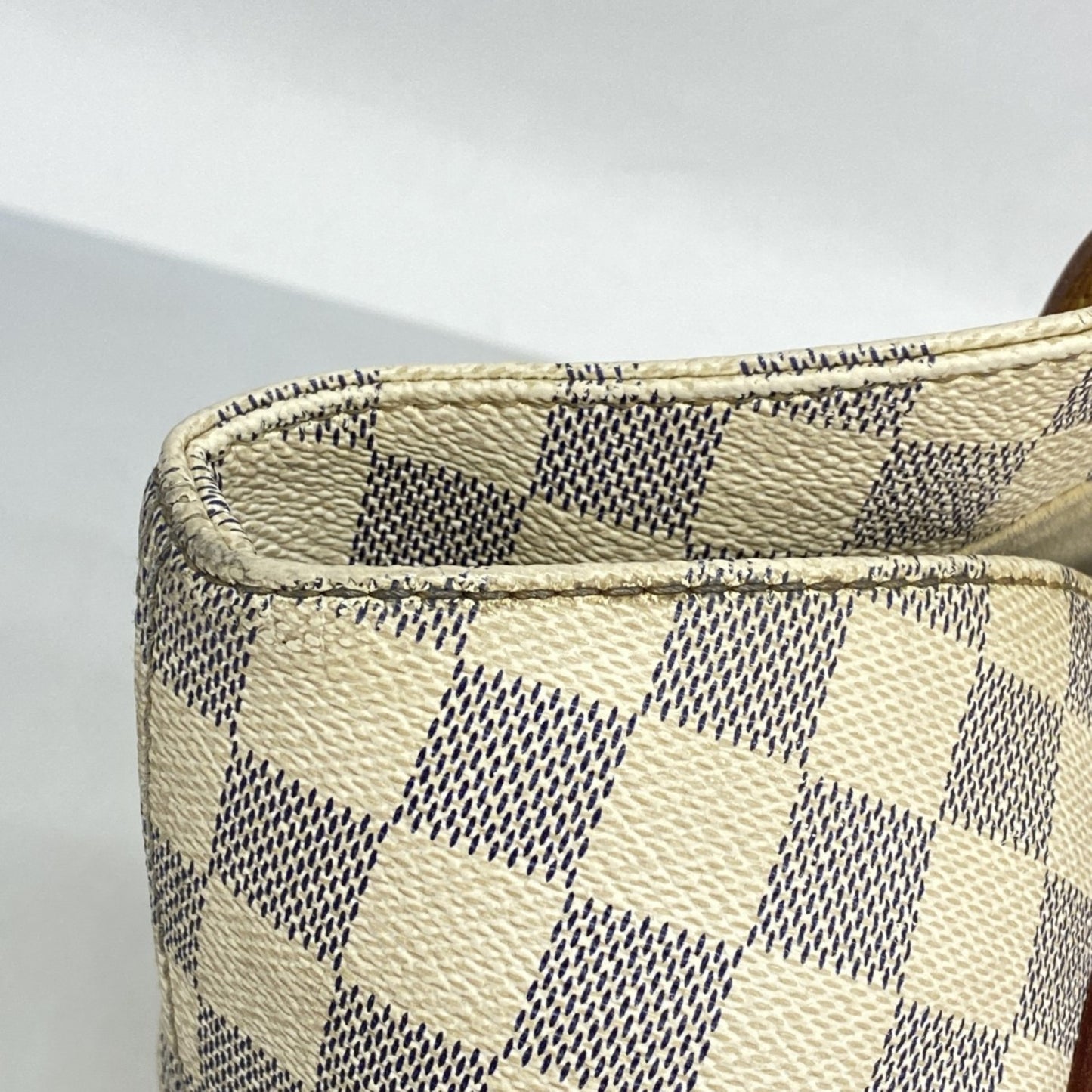 Louis Vuitton Salina Rubis, White, Canvas, tote