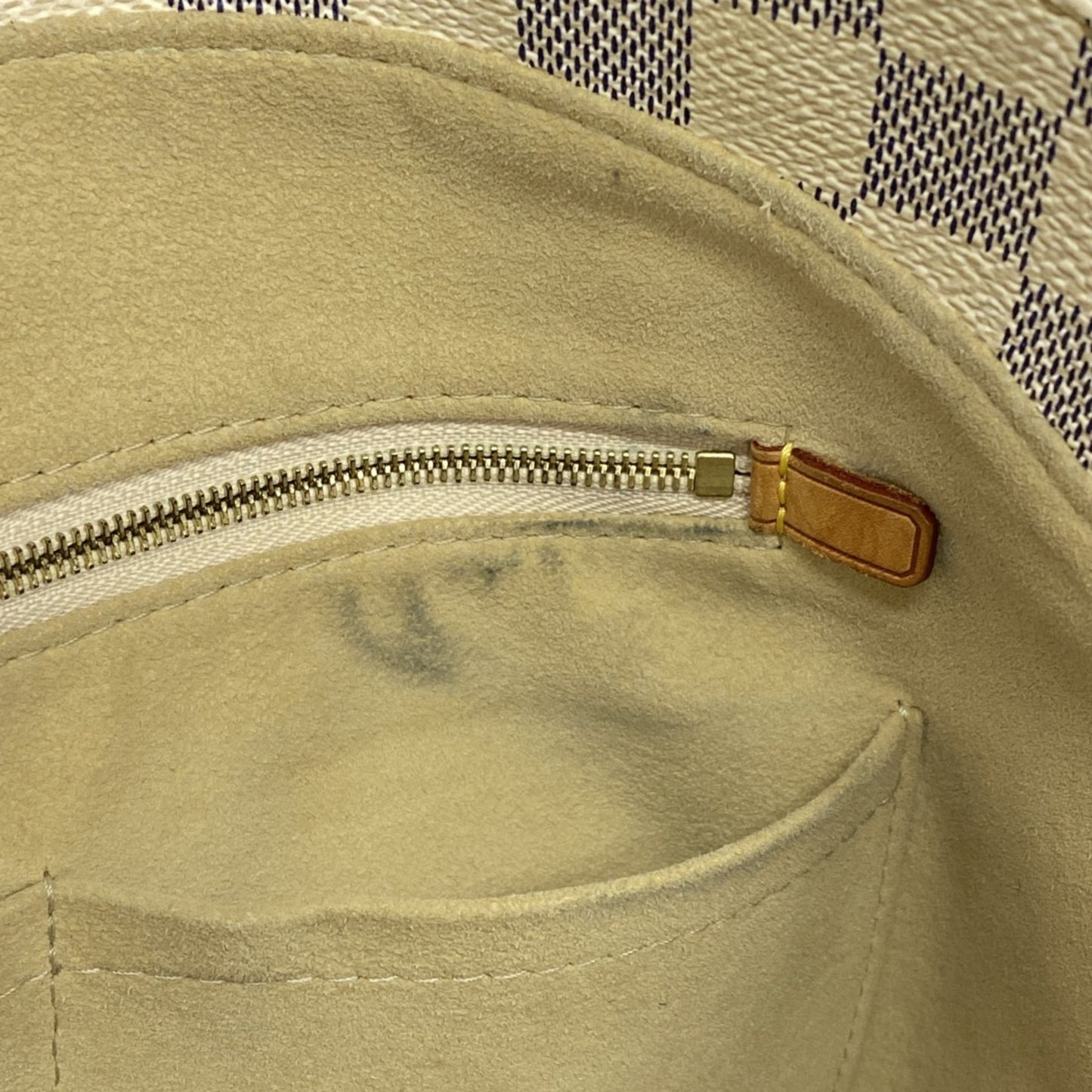 Louis Vuitton Salina Rubis, White, Canvas, tote