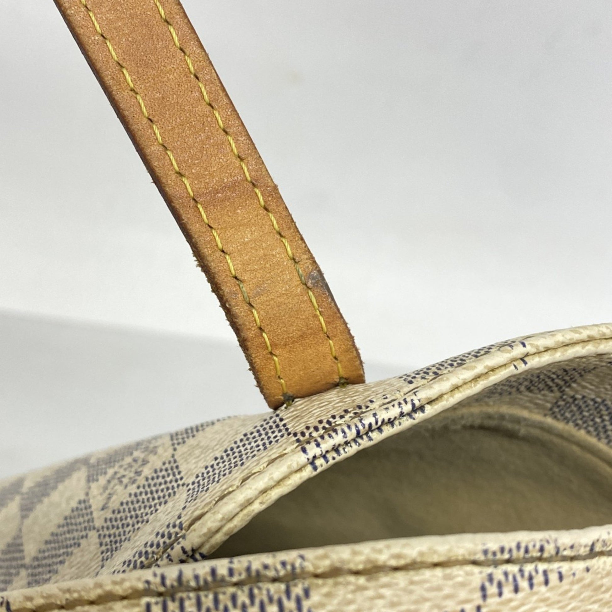 Louis Vuitton Salina Rubis, White, Canvas, tote