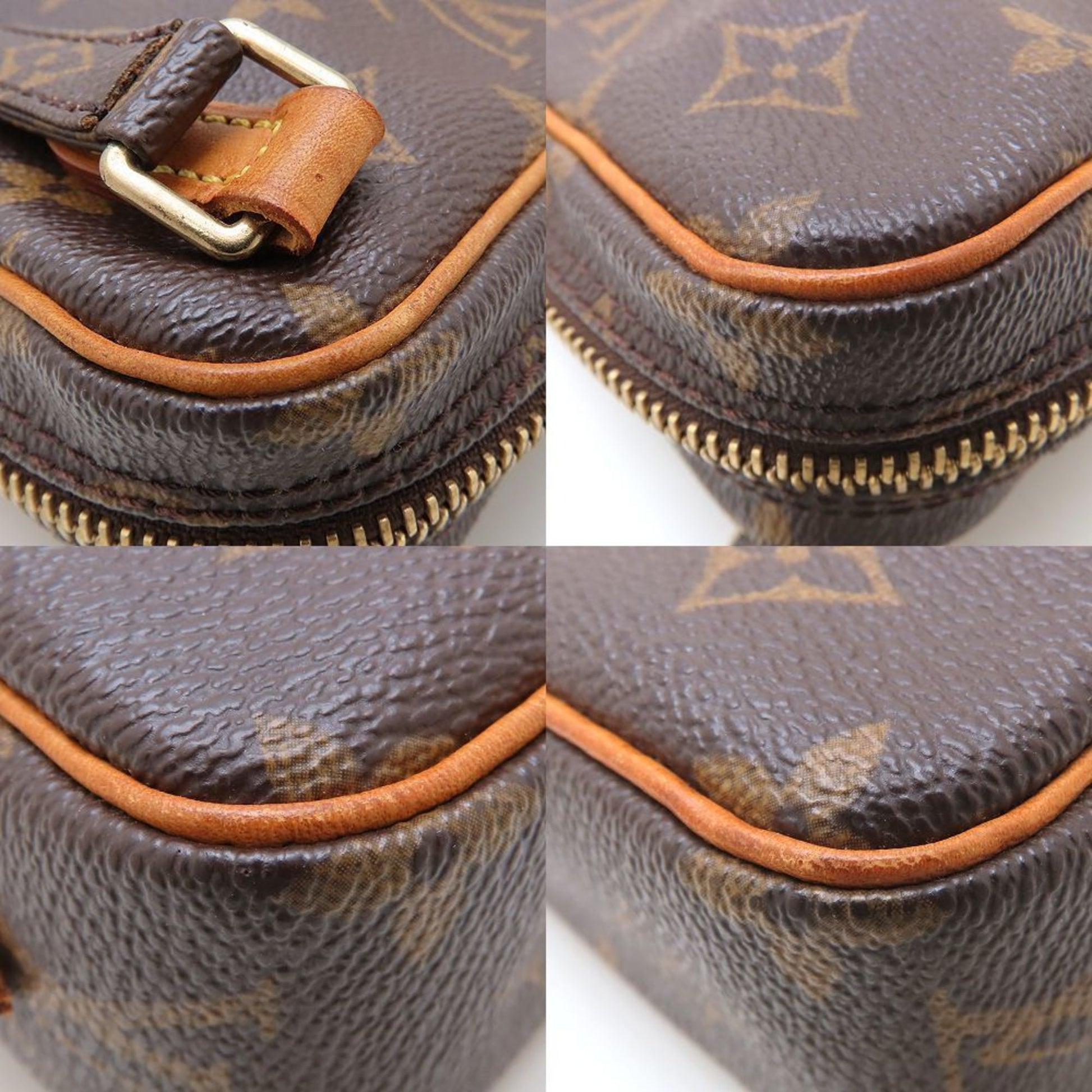 Louis Vuitton Marly, Brown, Canvas, shoulder