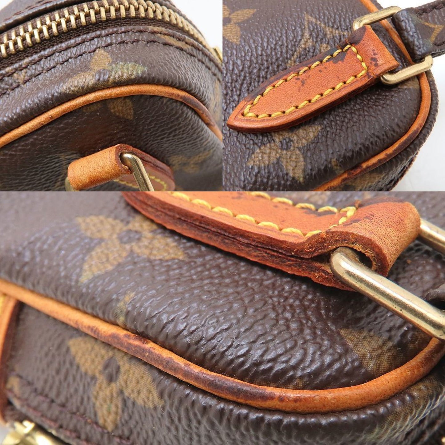 Louis Vuitton Marly, Brown, Canvas, shoulder