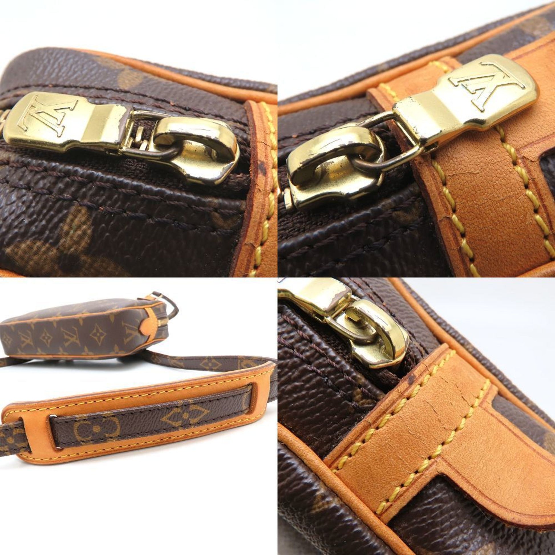 Louis Vuitton Marly, Brown, Canvas, shoulder