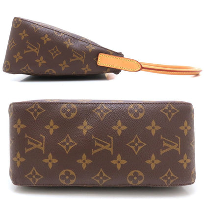 Louis Vuitton Looping MM, Brown, Canvas, shoulder