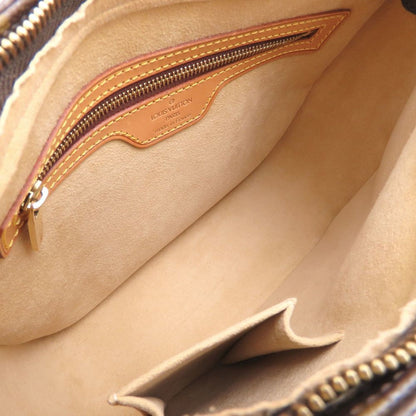 Louis Vuitton Looping MM, Brown, Canvas, shoulder