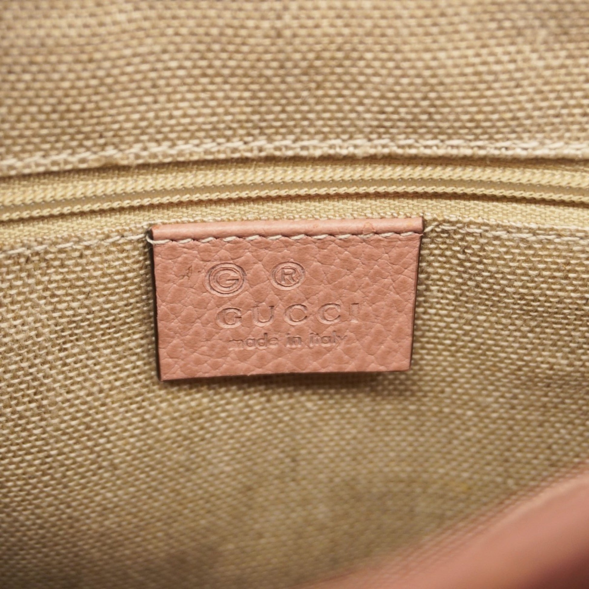 Gucci Interlocking G, Pink, Leather, shoulder