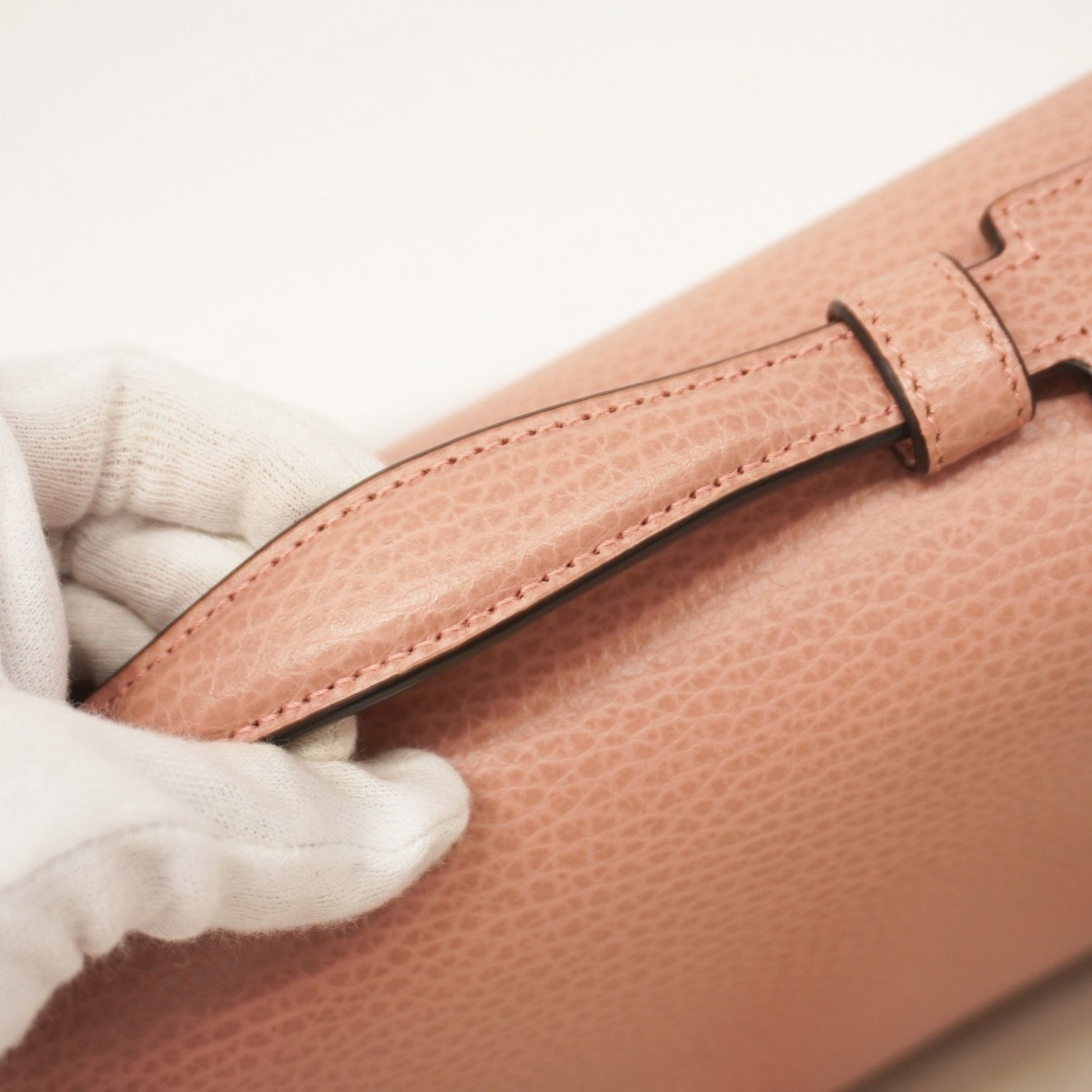 Gucci Interlocking G, Pink, Leather, shoulder