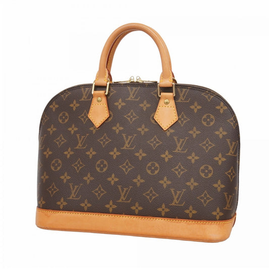 Louis Vuitton Alma, Brown, Canvas, handbag