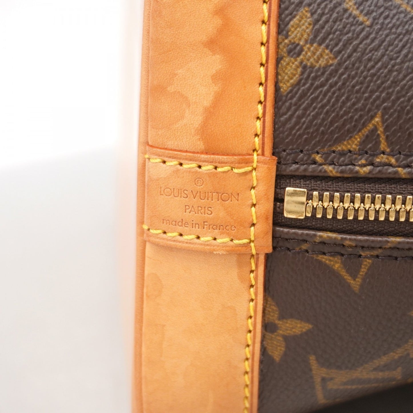 Louis Vuitton Alma, Brown, Canvas, handbag